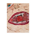 Horror Art Poster — Bloody Mouth Vampire Wall Print