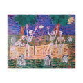 Skeleton Dance Poster - Volleyball Graveyard