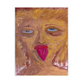 CH Self-Portrait Poster — Abstract Tongue-Out Portrait Art Print