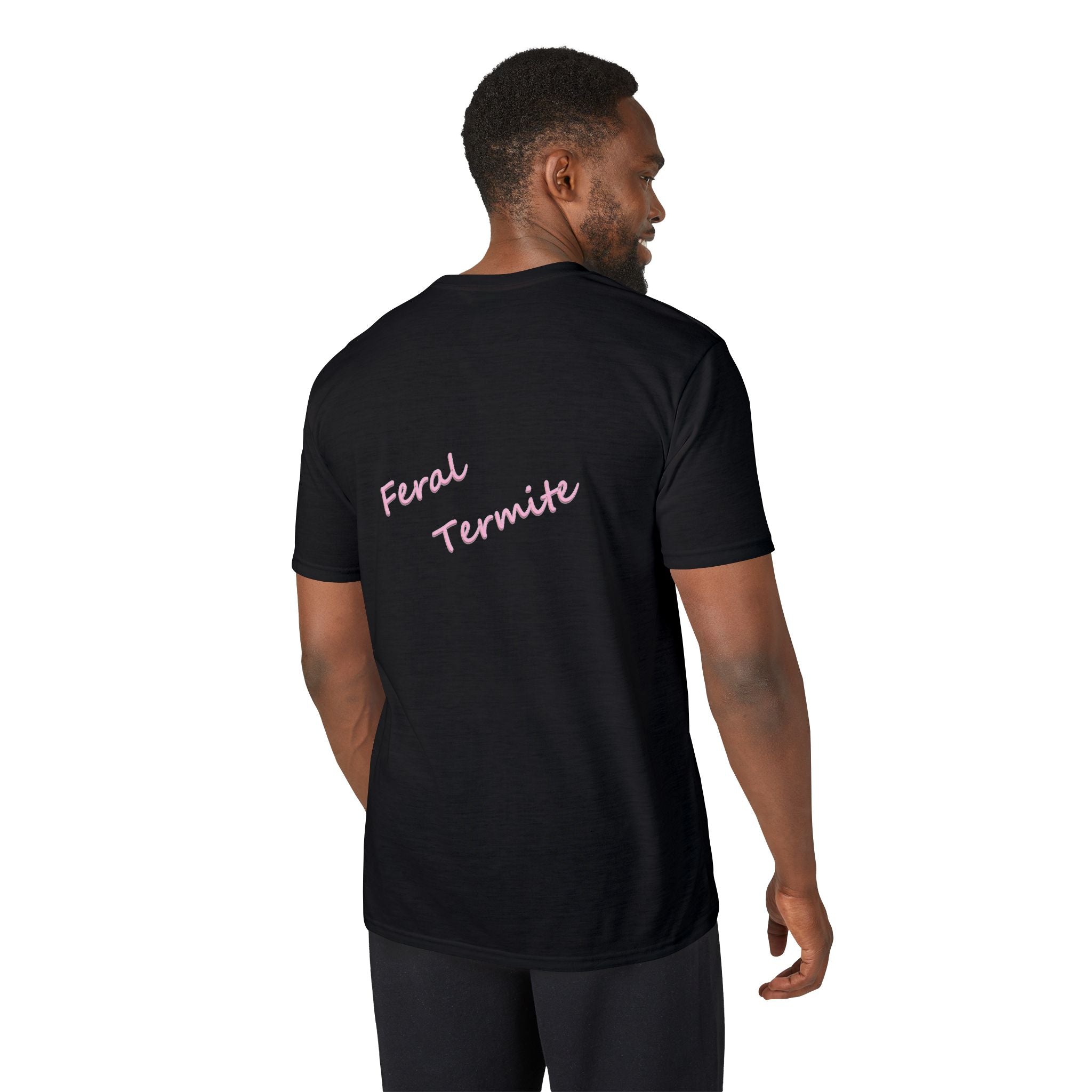 Skeleton Stroll T‑Shirt — 'Feral Termite' Gothic Art Tee