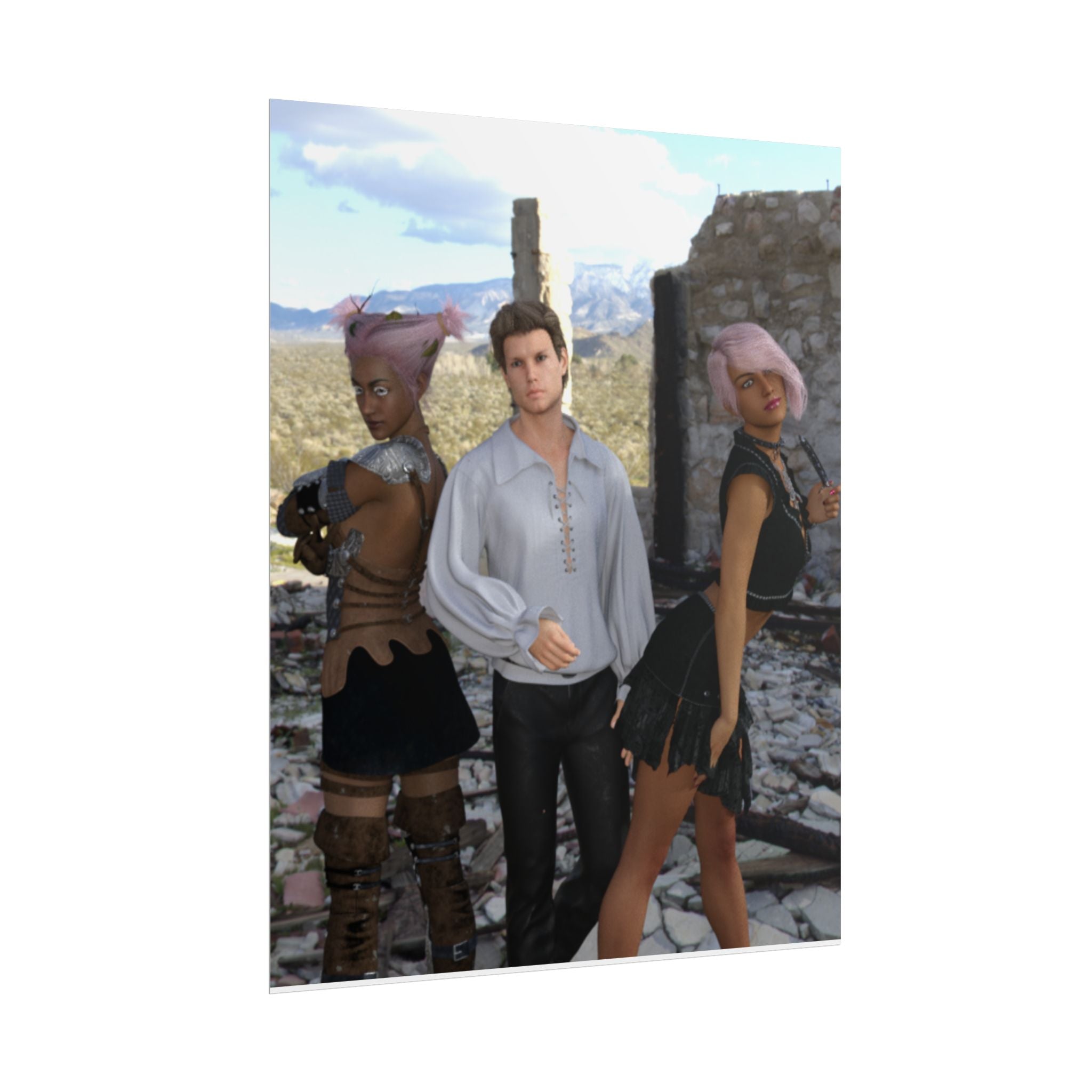 Character from ZF series: Doug Fooker, Kim Avingavi, and Nunya Bidness