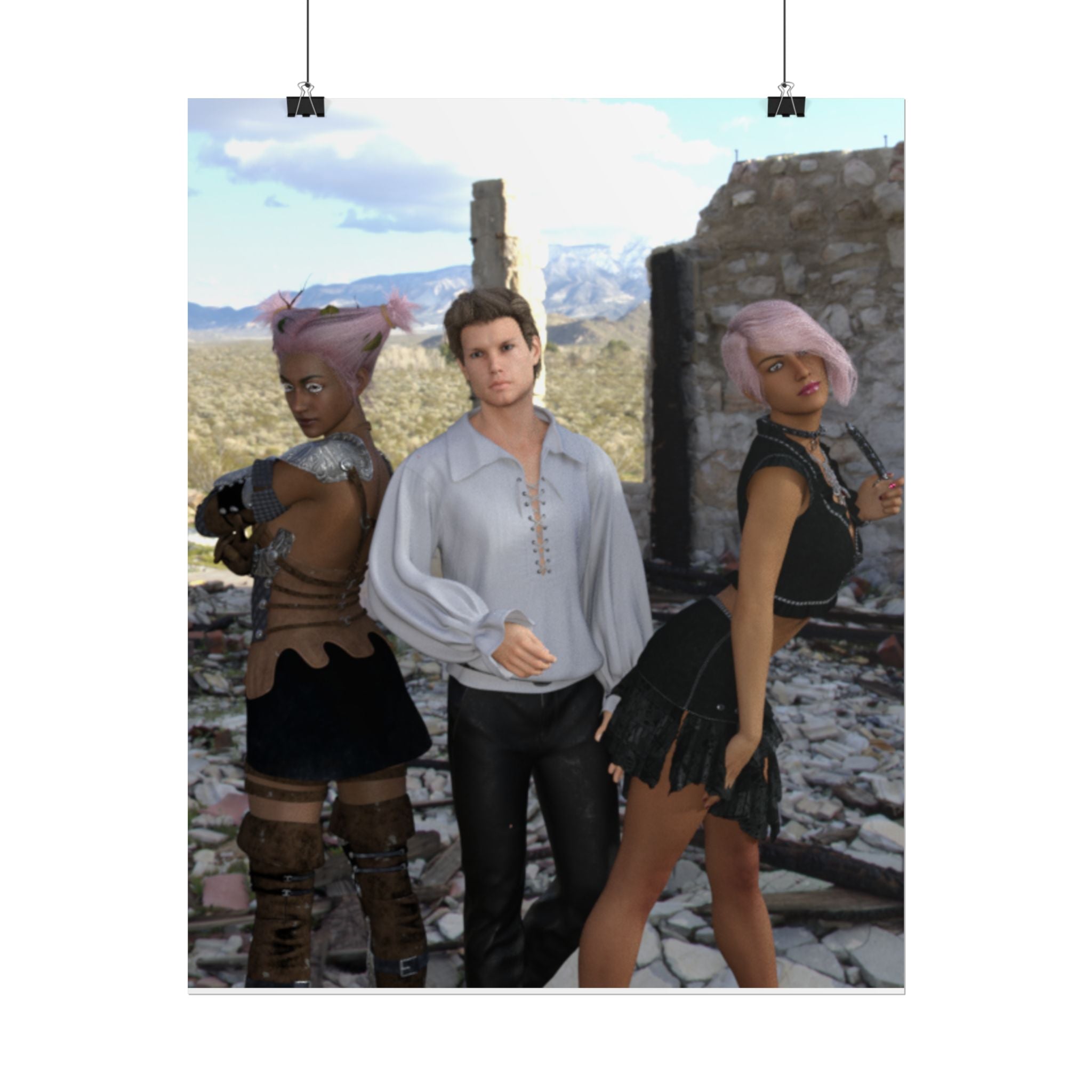 Character from ZF series: Doug Fooker, Kim Avingavi, and Nunya Bidness