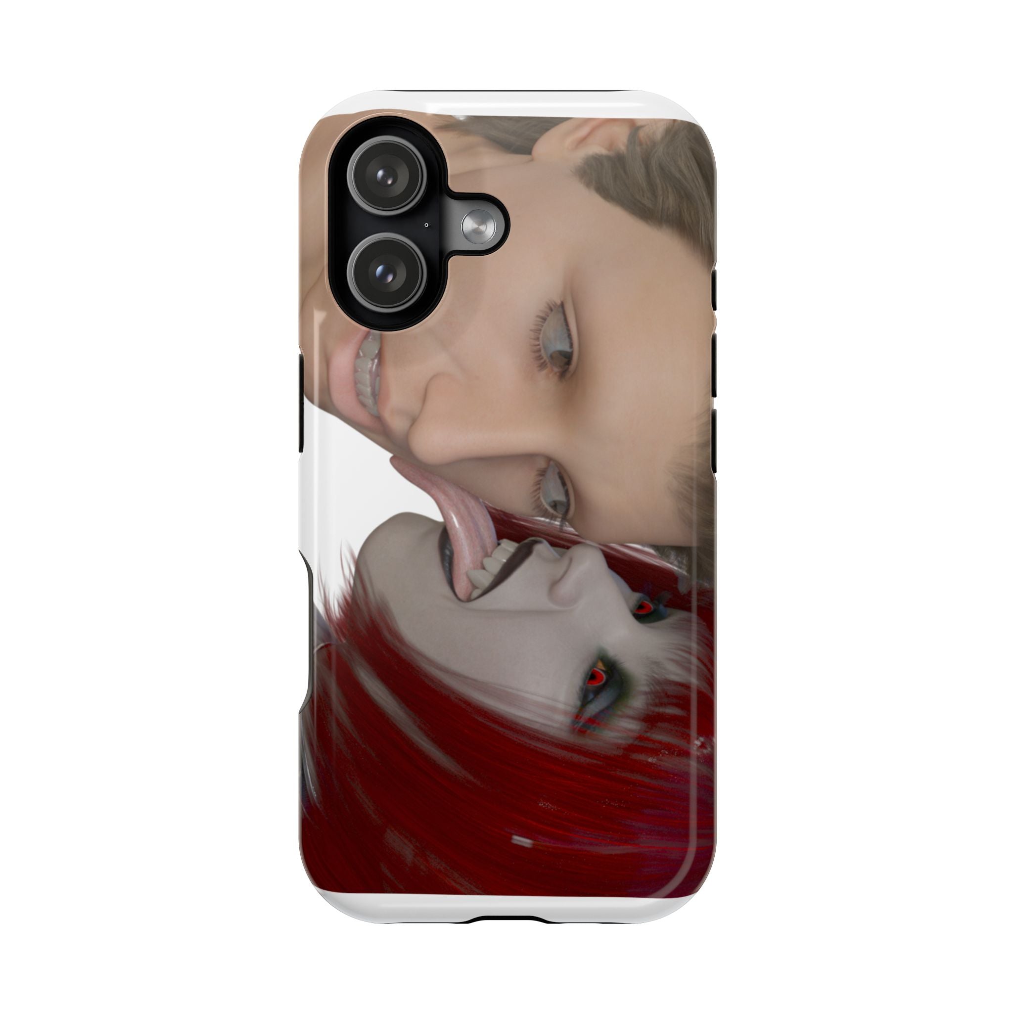 Phone Case — Vampire Couple Art Magnetic Impact-Resistant Case