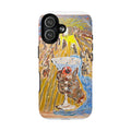 Artistic Wine Glass Phone Case — Colorful Painted Cocktail Tough Magnetic Case
