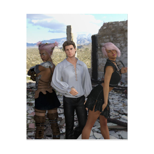 Character from ZF series: Doug Fooker, Kim Avingavi, and Nunya Bidness