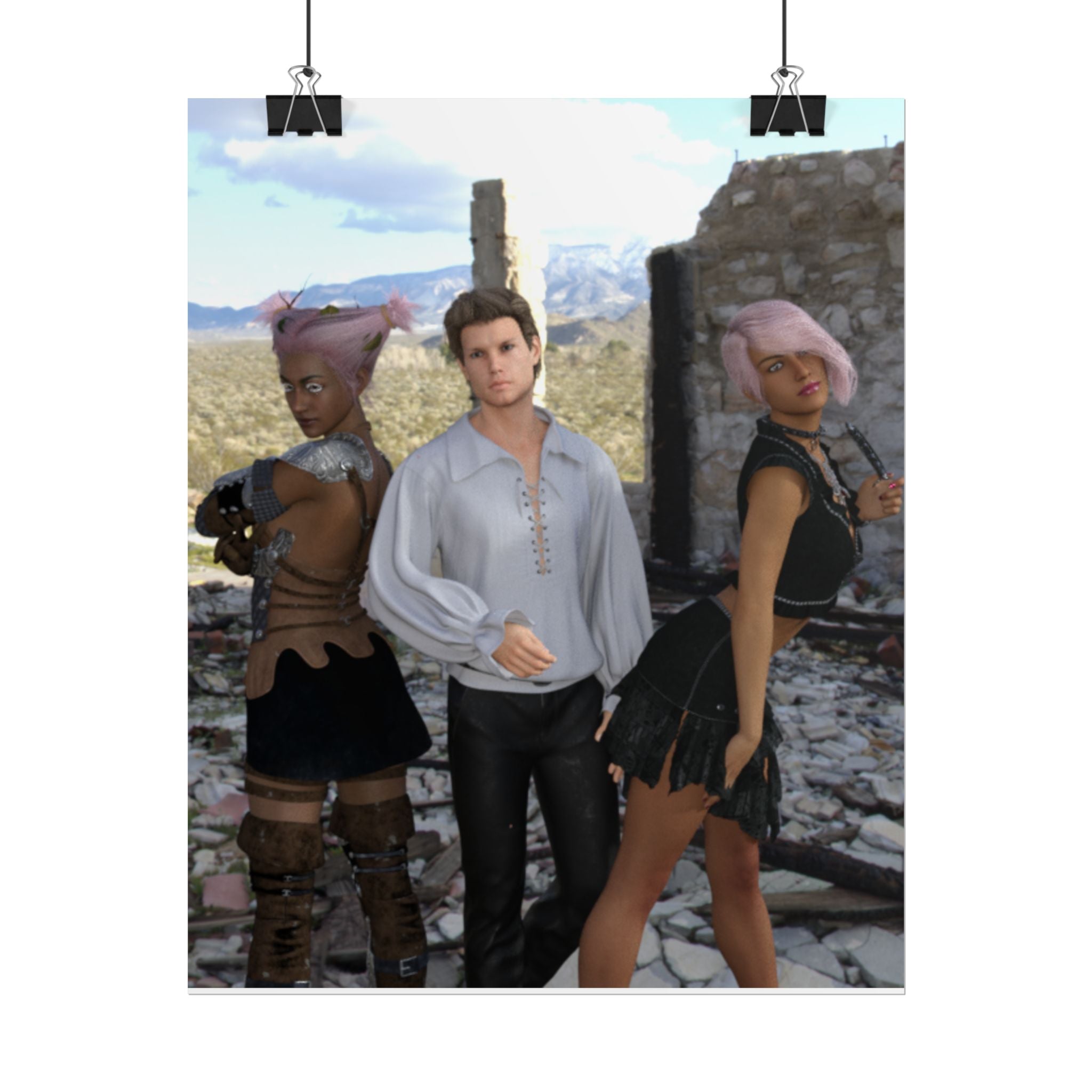 Character from ZF series: Doug Fooker, Kim Avingavi, and Nunya Bidness