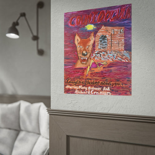 Count Dogula Movie Rolled Poster — Vintage Horror Movie Poster Art