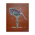 ProtoMartiniGirl Poster — Abstract Femme in Glass Art Print (Rolled Poster)