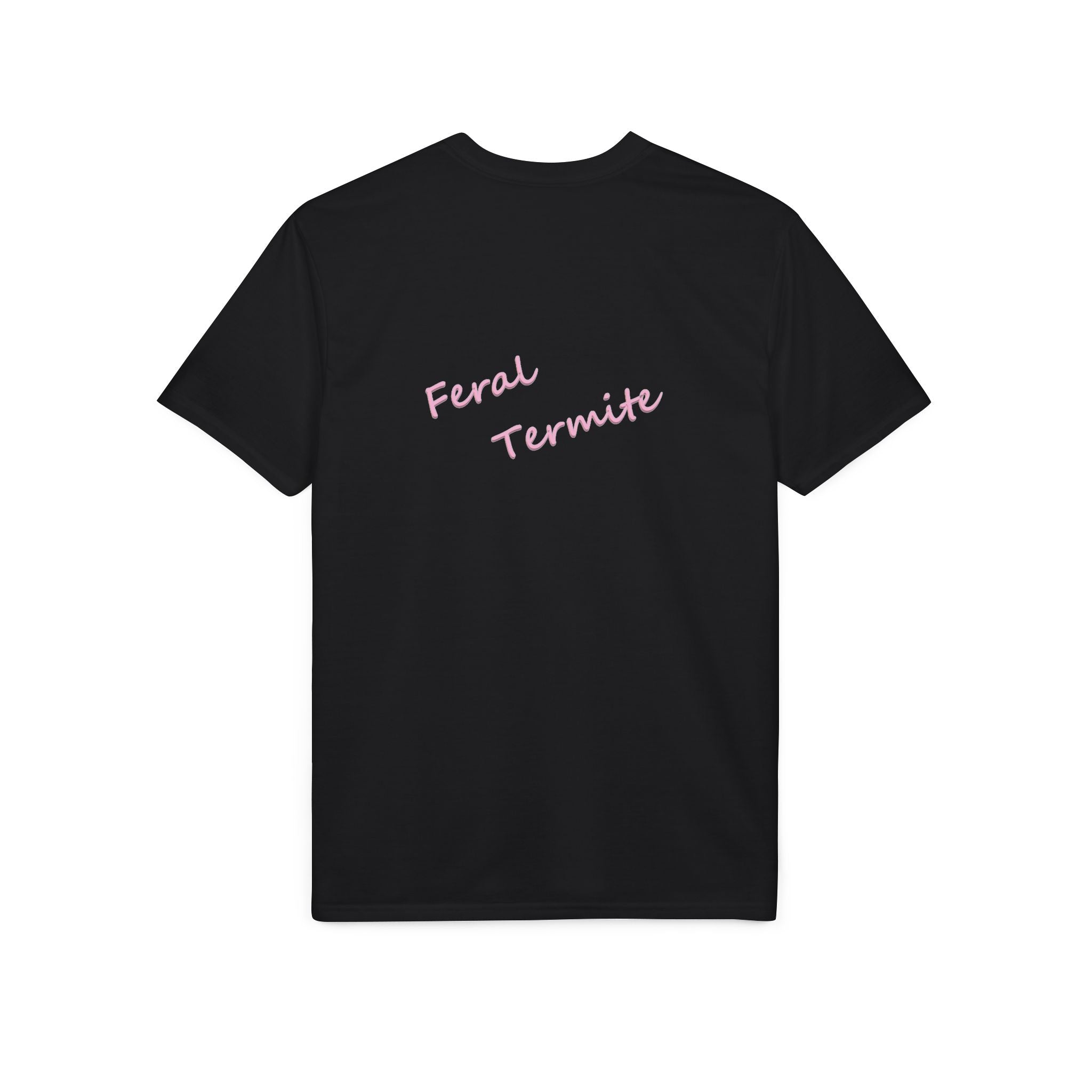 Skeleton Stroll T‑Shirt — 'Feral Termite' Gothic Art Tee